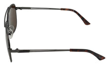 Load image into Gallery viewer, Guess Sunglass Mens Light Gunmetal Metal Aviator, Brown Lens GF0231. 8E
