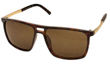 Load image into Gallery viewer, Guess Mens Matte Havana Rectangle Sunglasses, Brown Lens. GF0210. 52E
