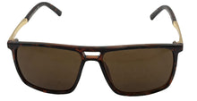 Load image into Gallery viewer, Guess Mens Matte Havana Rectangle Sunglasses, Brown Lens. GF0210. 52E
