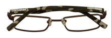 Load image into Gallery viewer, Converse Big Kids Brown Ophthalmic Soft Rectangle Metal Frame K012 47mm

