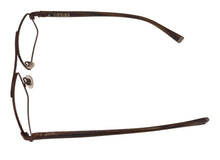 Load image into Gallery viewer, John Varvatos Mens Brown Rectangle Metal Eyewear Frame V125. 52mm
