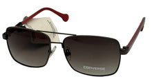 Load image into Gallery viewer, Converse Mens Gunmetal/Red Rectangle Metal Sunglass, Smoke Gradient Lens Converse
