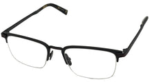 Load image into Gallery viewer, John Varvatos Mens Eyeglass Rectangle Matte Black Titanium Metal V167. 53mm
