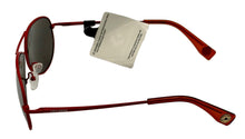 Load image into Gallery viewer, Converse Men Red Metal Aviator Sunglass Silver Mirror Lens H112
