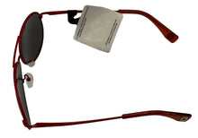 Load image into Gallery viewer, Converse Men Red Metal Aviator Sunglass Silver Mirror Lens H112
