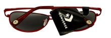Load image into Gallery viewer, Converse Men Red Metal Aviator Sunglass Silver Mirror Lens H112
