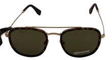 Load image into Gallery viewer, Converse Mens Soft Square Metal Tortoise Gold Sunglass, Green Lens H110
