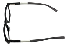 Load image into Gallery viewer, Jones New York Womens Rectangle Black Plastic Eyewear Frame J236. 48mm
