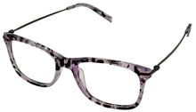 Load image into Gallery viewer, Jones New York Purple Mens Plastic Rectangle Eyewear Frame, J232 47mm

