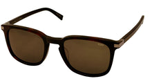 Load image into Gallery viewer, TUMI - 005 Square Shape Sunglasses - Polarized Sunglasses for Men - Stylish Eyewear - UV Protection - Sunglass Case - 53mm - Tortoise
