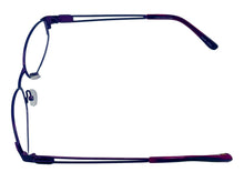 Load image into Gallery viewer, Share Jones New York Ophthalmic Womens Oval Metal Eyewear Frame, J458 Plum 51mm
