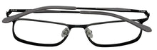 Load image into Gallery viewer, Fila Mens Matte Black Rectangle Plastic Metal Eyewear Frame VF9986. 531. 54mm
