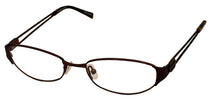 Load image into Gallery viewer, Jones New York Womens Oval Metal Eyewear Frame, J458 Brown 51mm
