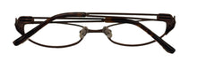 Load image into Gallery viewer, Jones New York Womens Oval Metal Eyewear Frame, J458 Brown 51mm

