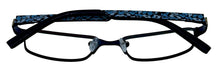 Load image into Gallery viewer, Converse Big Kid Rectangle Navy Metal Eyewear Frame K100 49mm
