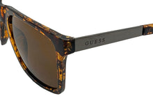 Load image into Gallery viewer, Guess Mens Havana Rectangle Sunglasses, Brown Lens. GF0242. 52E
