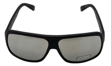 Load image into Gallery viewer, Guess Mens Matte Black Rectangle Sunglasses, Silver Mirror Lens. GF0204. 2X
