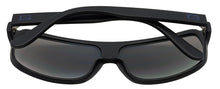 Load image into Gallery viewer, Guess Mens Matte Black Rectangle Sunglasses, Silver Mirror Lens. GF0204. 2X
