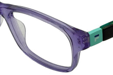 Load image into Gallery viewer, Fila Big Kids Purple Fade Soft Square Plastic Eyewear Frame VF9463 47mm
