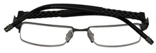 Load image into Gallery viewer, Tumi Mens Stainless Steel Round Eyewear Frame T108 Matte Black 52mm
