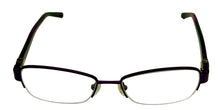 Load image into Gallery viewer, Jones New York Ophthalmic Metal Rimless Rectangle Eyewear, J477 Purple 53mm
