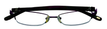 Load image into Gallery viewer, Jones New York Ophthalmic Metal Rimless Rectangle Eyewear, J477 Purple 53mm
