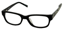 Load image into Gallery viewer, Converse Big Kids Black Rectangle Plastic Eyeglass Frame K301 . 47mm
