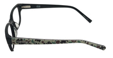 Load image into Gallery viewer, Converse Big Kids Black Rectangle Plastic Eyeglass Frame K301 . 47mm
