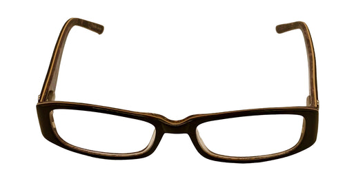 Apple Bottoms Womens Opthalmic Eyeglass Rectangle Plastic 734 1 Brown 52mm