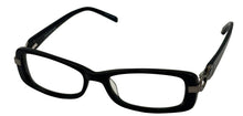 Load image into Gallery viewer, Jones New York Womens Plastic Rectangle Eyewear Frame, Black J738. 52mm
