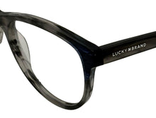 Load image into Gallery viewer, Lucky Brand Mens Soft Square Grey Horn Plastic Frame. D212. 53mm
