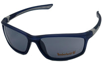 Load image into Gallery viewer, Timberland Mens Sunglass Mate Blue Grey Rectangle Plastic Wrap TB7149 91A
