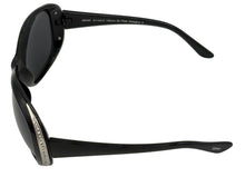 Load image into Gallery viewer, Esprit Womens Sunglass Black / Crystal Stone Front, Oval Plastic 19372 538
