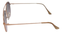 Load image into Gallery viewer, Kenneth Cole Reaction Mens Shiny Gold Metal Aviator Sunglass KC1386 28T

