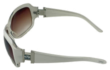 Load image into Gallery viewer, Esprit Women's Sunglasses ET19295 536 Plastic Rectangle Wrap White/Silver/Smoke

