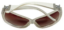 Load image into Gallery viewer, Esprit Women's Sunglasses ET19295 536 Plastic Rectangle Wrap White/Silver/Smoke
