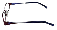Load image into Gallery viewer, Converse Big Kid Rectangle Burgundy Metal Eyewear Frame K002 47mm
