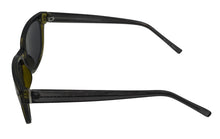 Load image into Gallery viewer, Perry Ellis Mens Sunglass Black Plastic Square, Solid Smoke Lens PE77 2

