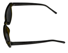 Load image into Gallery viewer, Perry Ellis Mens Sunglass Black Plastic Square, Solid Smoke Lens PE77 2
