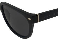 Load image into Gallery viewer, Perry Ellis Mens Sunglass Black Plastic Square, Solid Smoke Lens PE77 1
