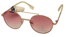 Load image into Gallery viewer, Converse Mens Round Metal Gold Sunglass , Pink Lens H097
