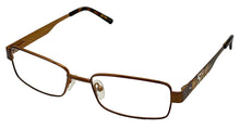 Load image into Gallery viewer, Tony Hawk Mens Brown Rectangle Metal Eyewear Frame 516 1 54mm
