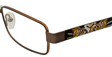 Load image into Gallery viewer, Tony Hawk Mens Brown Rectangle Metal Eyewear Frame 516 1 54mm
