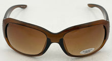 Load image into Gallery viewer, Ellen Tracy Womens Tortoise Plastic Rectangle Sunglass, Gradient Lens 521
