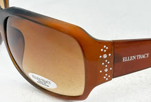 Load image into Gallery viewer, Ellen Tracy Womens Tortoise Plastic Rectangle Sunglass, Gradient Lens 521
