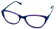 Load image into Gallery viewer, Lucky Womens Ophthalmic Cateye Plastic Purple Frame D209 53mm
