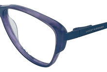 Load image into Gallery viewer, Lucky Womens Ophthalmic Cateye Plastic Purple Frame D209 53mm
