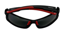 Load image into Gallery viewer, Timberland Mens Rectangle Wrap Black Plastic Sunglass, Gold Fash Lens TB7171 2U

