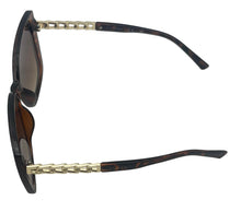 Load image into Gallery viewer, Guess Sunglass Womens Dark Havana Oversized Square Gradient Lens GF0427. 52F

