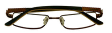 Load image into Gallery viewer, Tony Hawk Mens Brown Rectangle Metal Eyewear Frame 512 1 52mm
